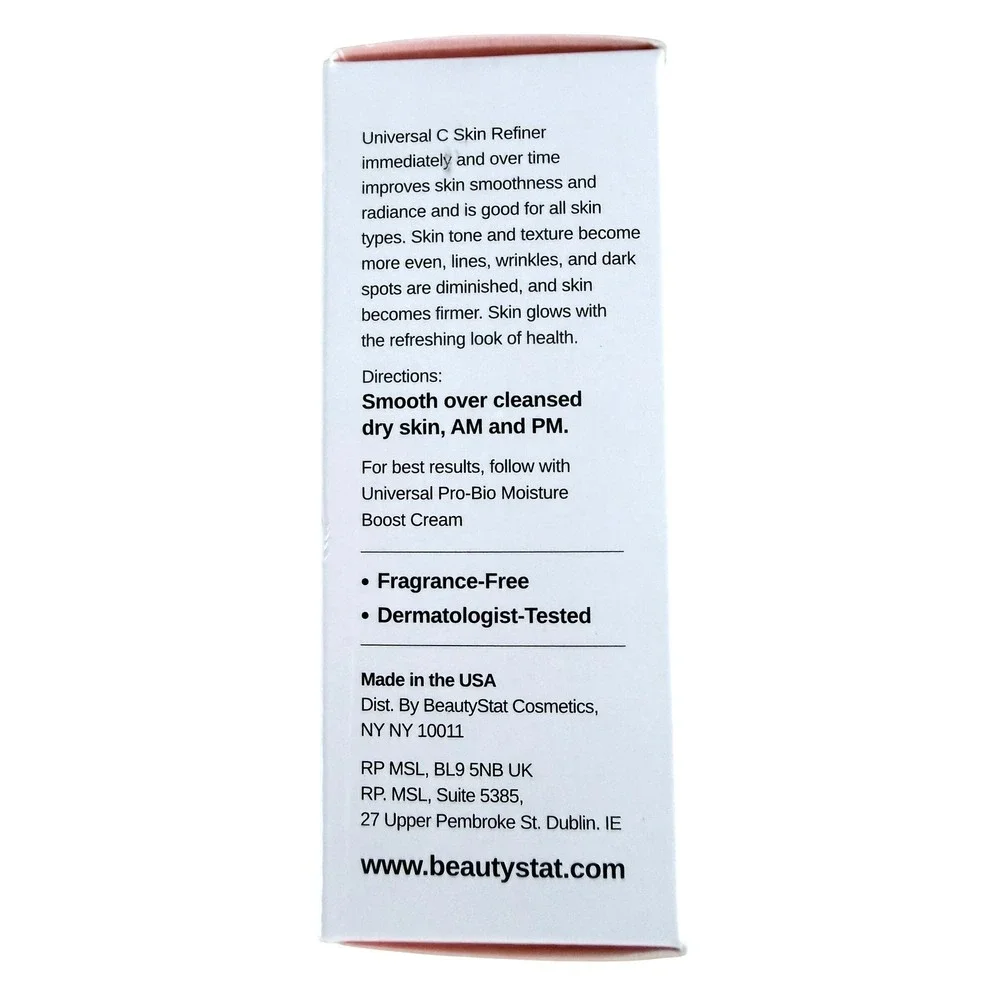 BeautyStat Universal‎ C Skin Refiner 20% Vitamin C Brightening Serum 1oz New Box